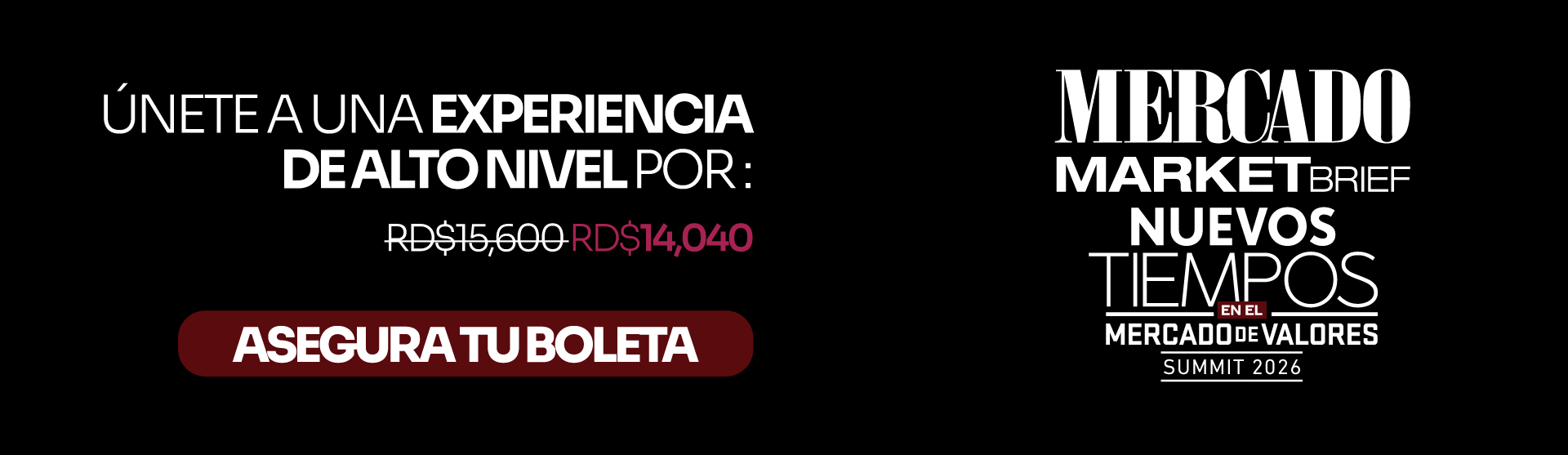 Banner Promocional del Evento