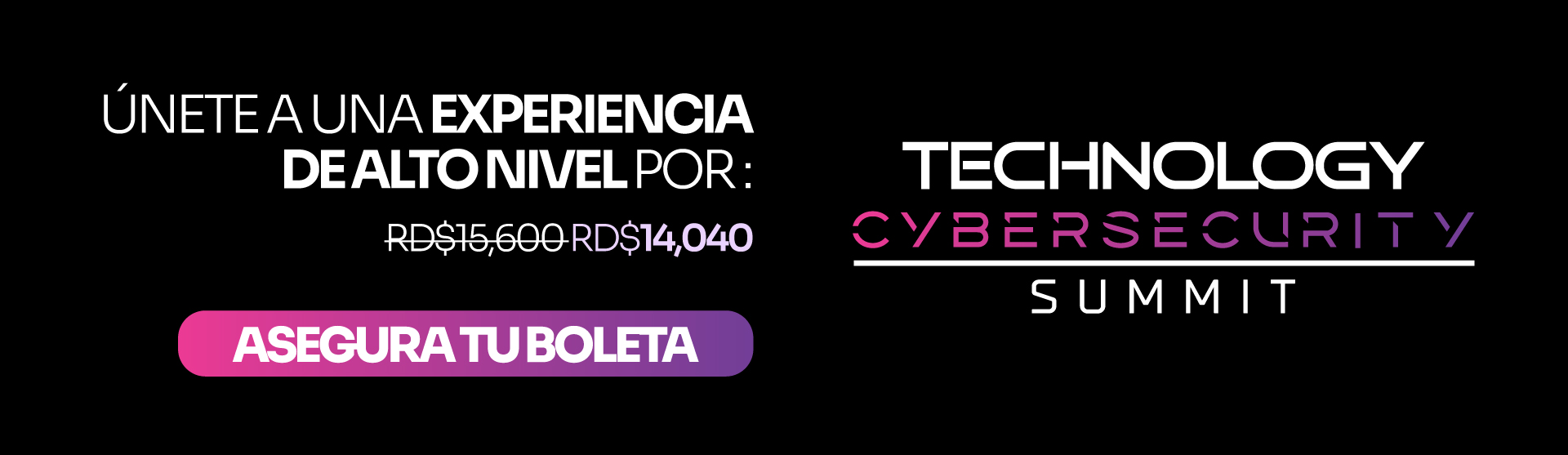 Banner Promocional del Evento